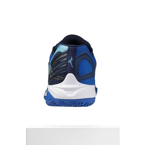 日本直邮美津浓羽毛球鞋 Wave Claw 3 FIT 蓝色限量版 脚宽2E 71G - 图3