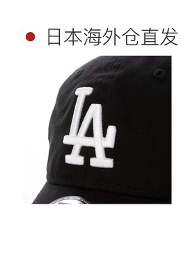 日本直邮Newera 棒球帽 LA黑色 柔软可调节 9TWENTY