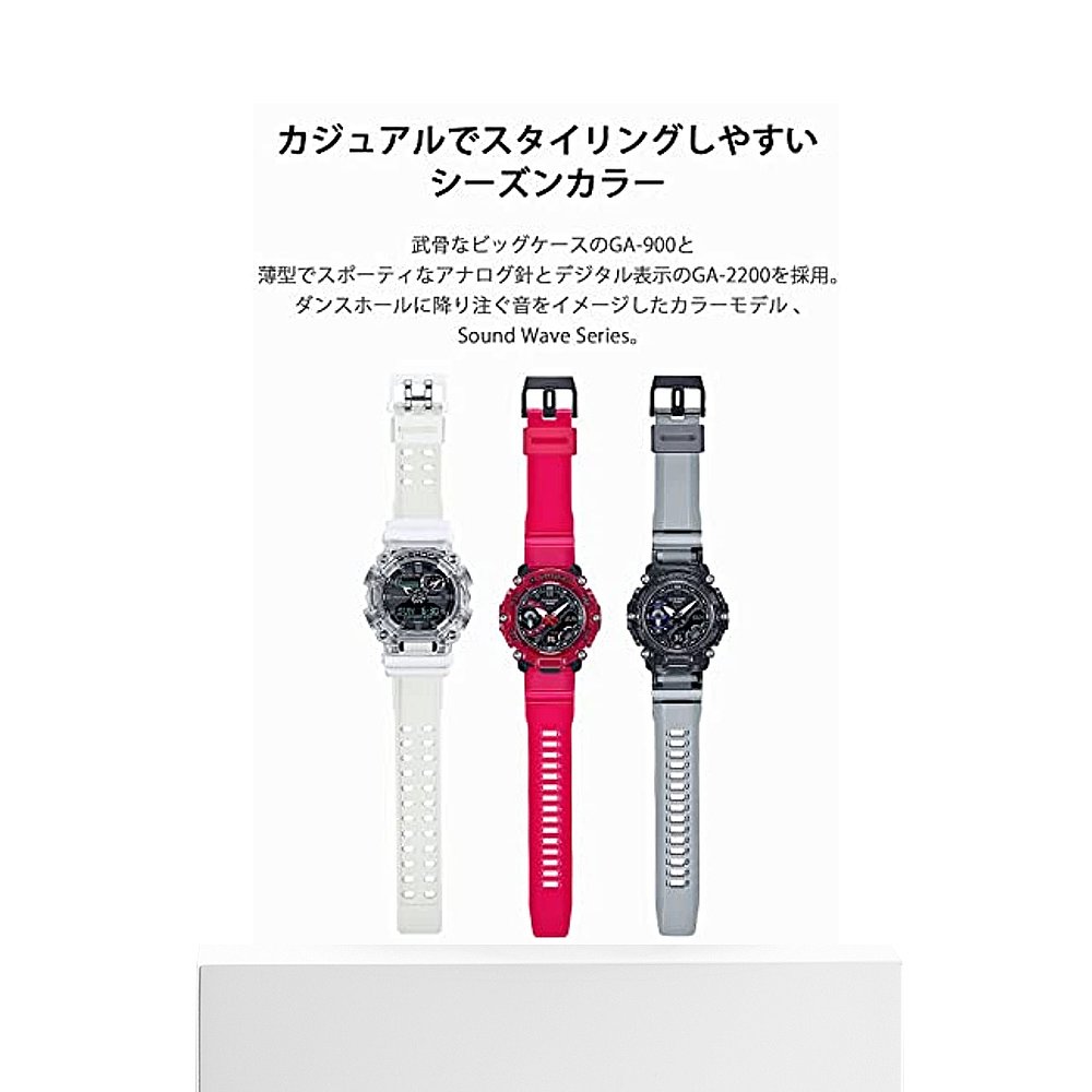 【日本直邮】G Shock卡西欧 手表 男款多功能抗震黑色GA-2200SKL- - 图3