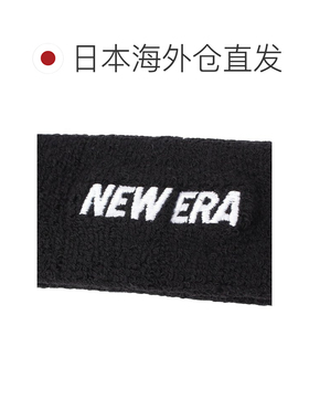 日本直邮NEW ERA 头带 运动发带 黑色 白色 配饰 14164451