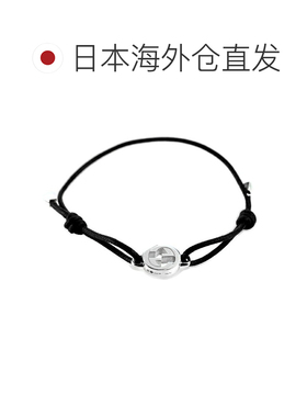 日本直邮Gucci 男女士手链互扣式标志A002MN JAAFV银色和黑色配饰