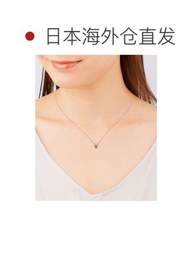 日本直邮4℃ K10玫瑰金项链 粉色