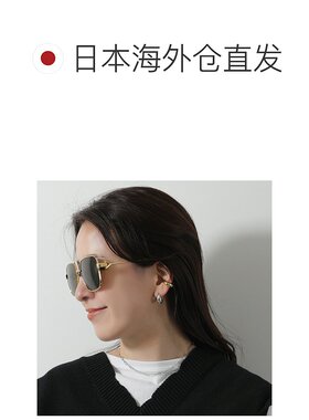 日本直邮BOTTEGA VENETA 太阳镜 BV1199S 女士方形金属镜框细框紧