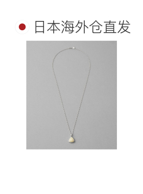 日本直邮ete 女士 天然碳酸钙石项链 秋果主题立体凸面设计可拆卸