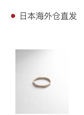 日潮跑腿COCOSHNIK 倒角六角形切割戒指 10配饰素圈