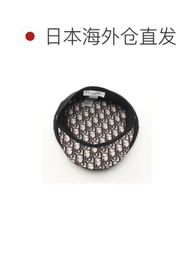 日本直邮中古奢侈品Dior迪奥女A级95新Dior迪奥帆布帽子黑色