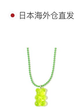 1h可退 日本直邮Ray BEAMS 女士熊形彩色球魅力项链 创新搭配显活