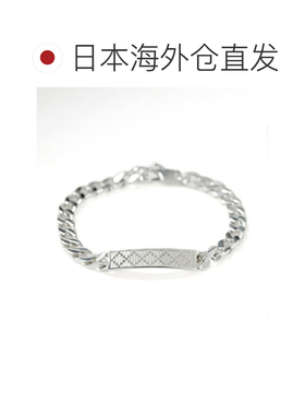日本直邮Gucci 男女手链Diamante 链条标志 843602 J8400 0818 银