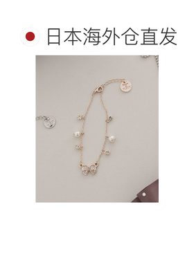 日本直邮Maison de FLEUR 女士 丝带珍珠手链 08001870400