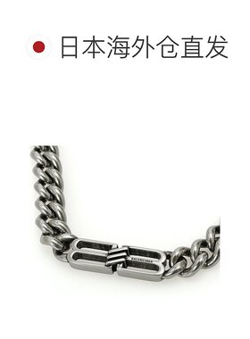 日本直邮BALENCIAGA“BB ICON 美食项链”无镍配饰（古银）723052