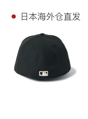 日本直邮New Era 59FIFTY MLB 珍珠徽章纽约洋基队黑色棒球帽 147