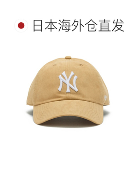 日本直邮47brand 纽约洋基 Ballpark Suede CLEANUP 绒面革棒球帽