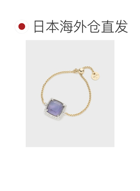 日本直邮agete 阿卡朵 女士 K10金镶紫锂辉石/贝【付后1h可退】