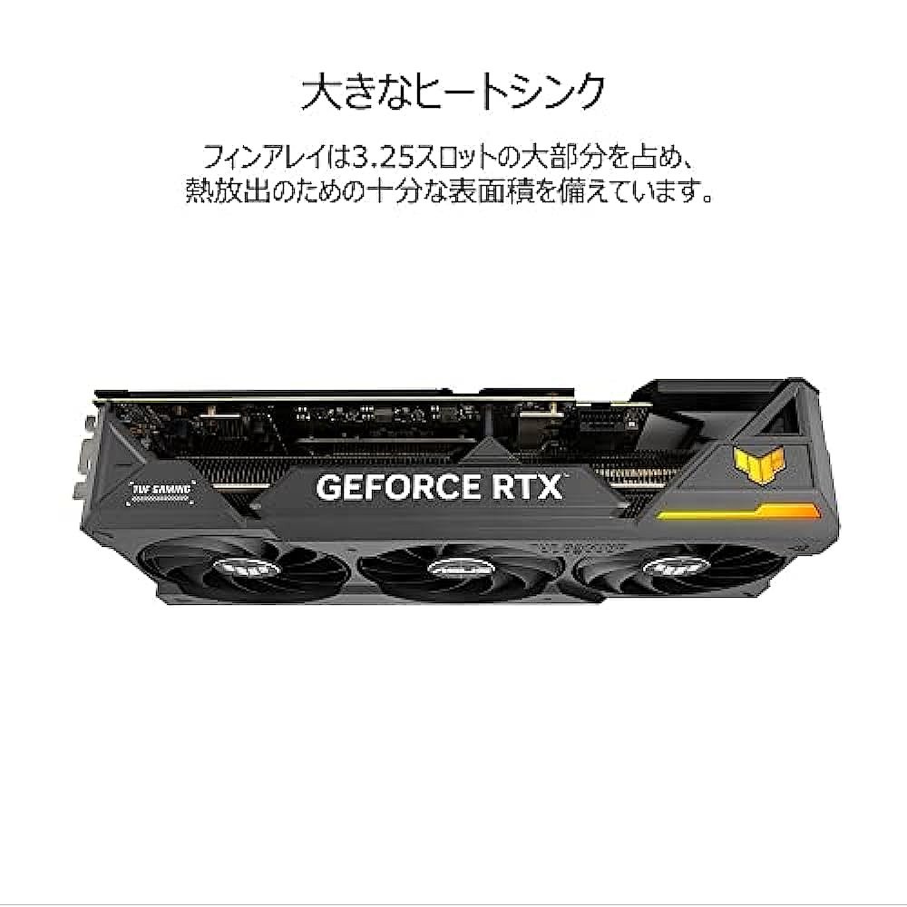 【日本直邮】Asus华硕 显卡 12GB GDDR6X TUF-RTX4070TI-O12G-GAM - 图2
