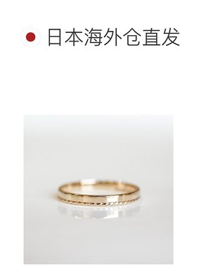 1h可退 日本直邮cui-cuiK10YG黄金戒指简约设计755407cuicui