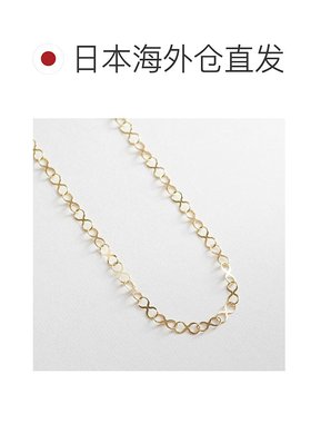 日本直邮cocoshnik X型项链毛衣链10k金简约气质百搭时尚