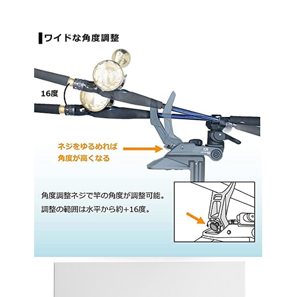 【日本直邮】Daiwa达亿瓦钓竿支架 α90CH蓝色简约便捷实用精致渔 - 图3