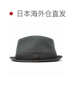日本直邮STETSON 男士中折帽 超细纤维仿麂皮软呢帽 日本制造 可