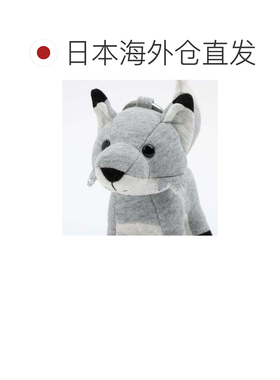 日本直邮MAISON KITSUNE 狐狸包挂（灰色混纺）挂饰挂件玩具