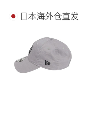 日本直邮NEW ERA 纽约扬基队男女通用水洗棉灰色黑色9TWENTY棒球M