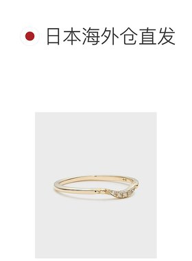 1h可退 日本直邮NOJESS女士K5钻石戒指 月亮女神设计 简约时尚 易