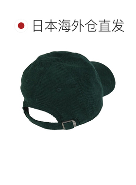 日本直邮NEW ERA 纽埃拉男女款灯芯绒圆形标志鸭舌帽深绿色143073