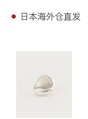 1h可退 日本直邮BUNNEY 男士银色黄金钻石印章戒指 21420094197