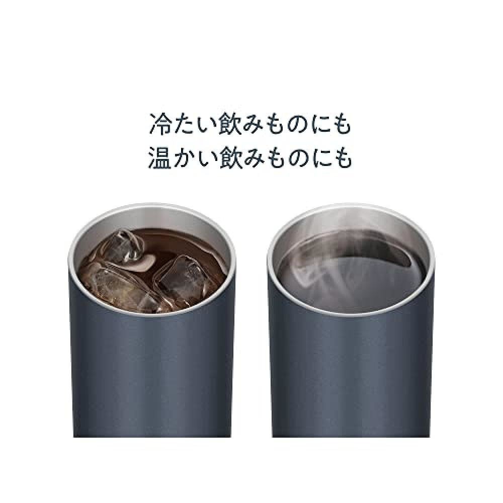 【日本直邮】Thermos膳魔师 真空隔热杯 340ml 金属黑色 JDW-340C - 图2