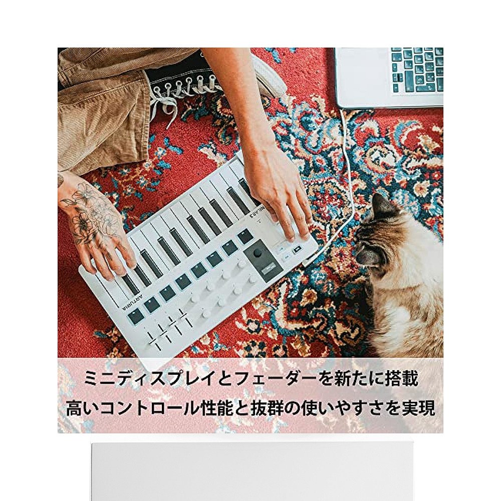 【日本直邮】Arturia MIDI键盘控制器  ARTURIA MINILAB 3 BK - 图3