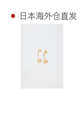 日本直邮LAGUA GEM 女士 简约球形耳钉 510JSM561【付后1h可退】