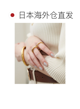 日本直邮LARUTA 女士 双环戒指 3062110390 【付后1h可退】配饰