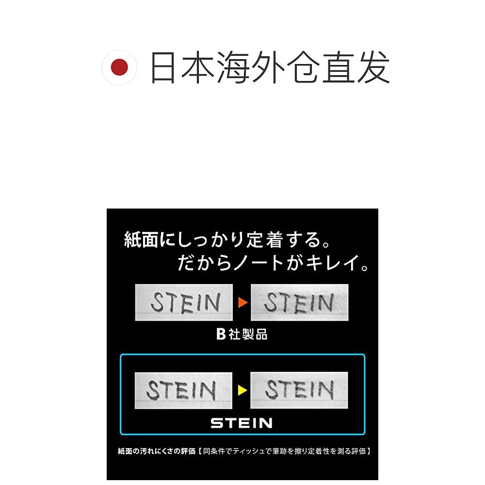 【日本直邮】Pentel 自动铅笔笔芯 Ain Stein 0.5mm F 5盒 - 图1