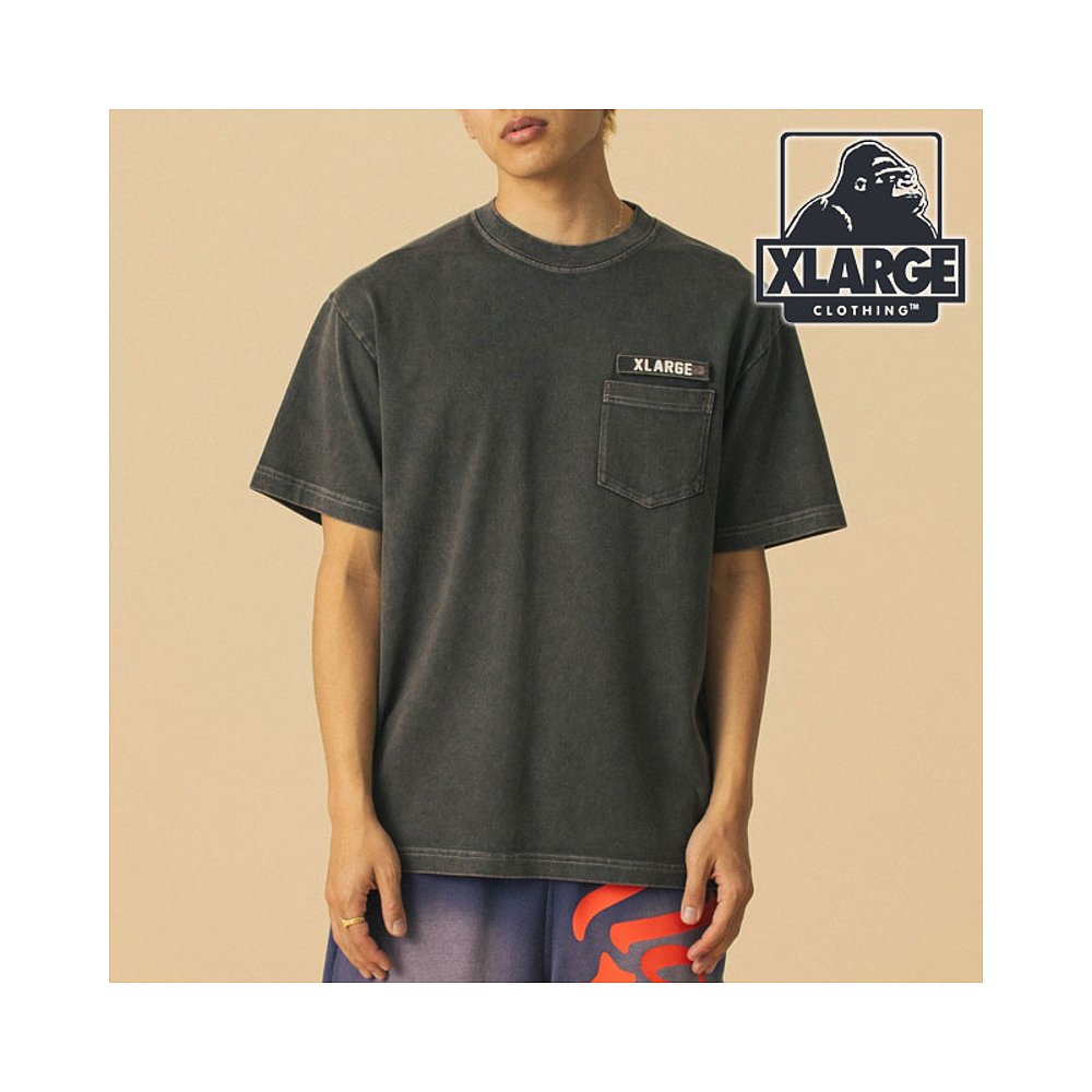 日本直邮XLARGE 口袋短袖 T 恤 [101252011038 SU25] MILITARY PO - 图0