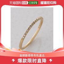 Japan Direct Mail Agete Akedoagte Lady K18 Diamond Ring Classic Semi-eternal Design Fine