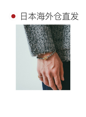 日本直邮Bill Wall Leather 男女同款 5.5mm大圆珠链手链18K镀金