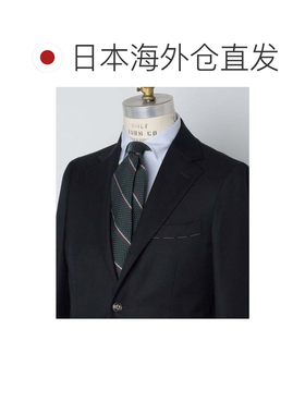 日本直邮SHIPS 普契尼 丝绸 格伦纳丁 反向条纹 领带 蓝色