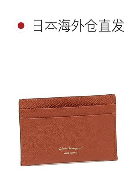 自营｜Ferragamo 卡包 Gancini 橙色 女士 220007 0758529