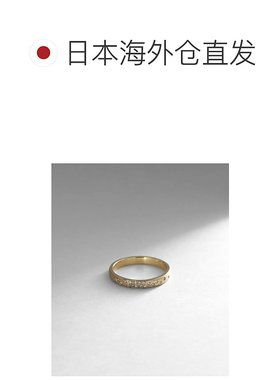日潮跑腿COCOSHNIK 18K金 钻石 Arashi 密镶戒指 细款 12耳环