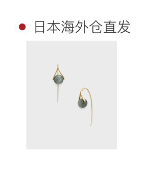 日本直邮agete 阿卡朵 女士 石英石耳钉 10263112【付后1h可退】