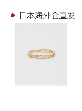 日本直邮agete 阿卡朵女士K10钻石小指戒指 极简风格 活力轻奢小