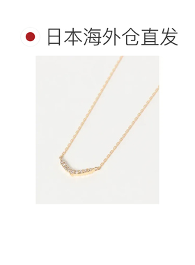 1h可退 日本直邮agete 阿卡朵 女士 K18金钻石项链 10174116089