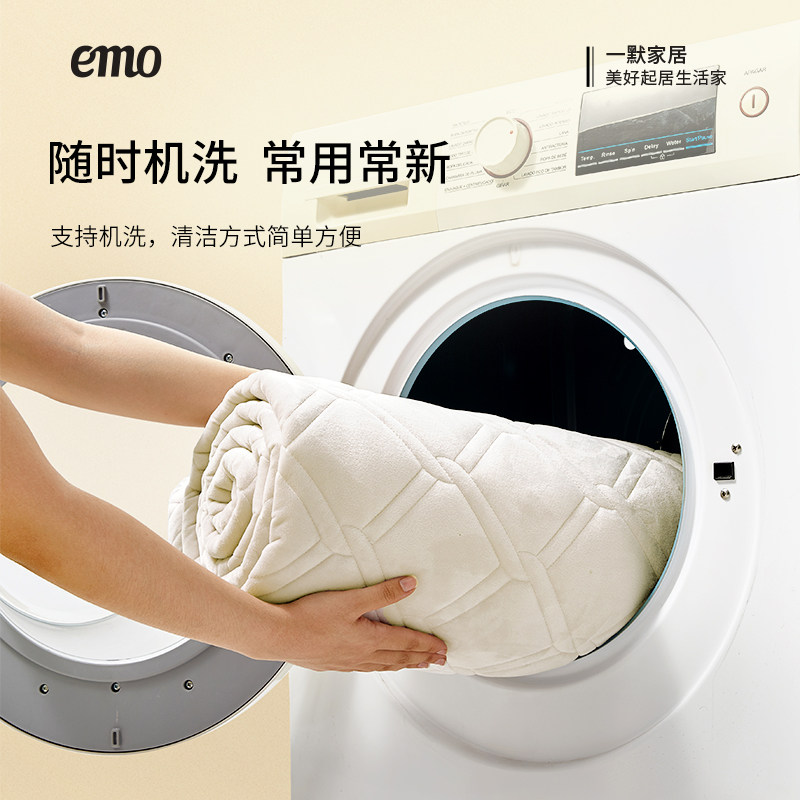 一默赖床垫暖垫榻榻米垫爬爬垫地垫床垫床褥冬保暖绒学生双人加绒