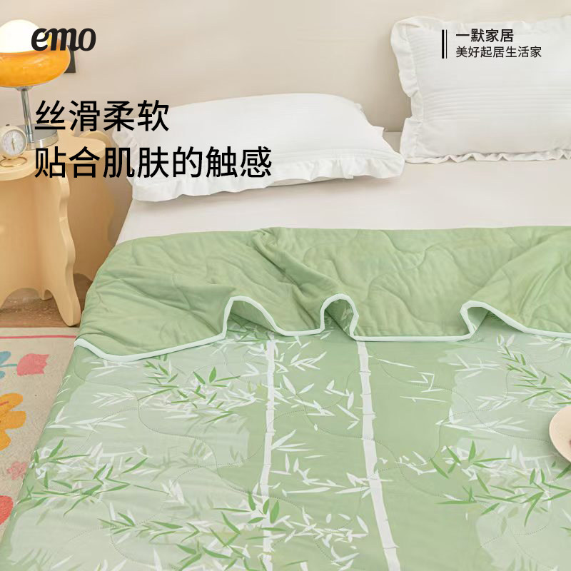 一默空调被夏凉被国风印花夏季家用薄被可水洗卧室床上用品双人 一默空调被夏凉被国风印花夏季家用薄被可水洗卧室床上用品双人