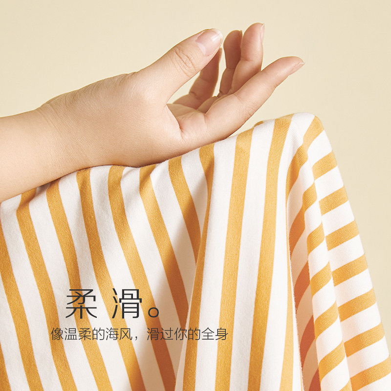 夏季纯棉可外穿红豆居家奥莱长睡裙 红豆居家outlets店睡裙