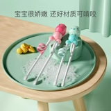 Детские палочки для еды для тренировок, детская посуда для прикорма, комплект для домашнего использования, 2 лет, 3 лет, 6 лет