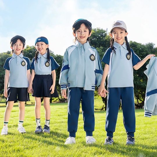 Primary school uniforms, summer suits, kindergarten uniforms, spring and autumn