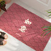 New Chinese style entry and exit safe Nordic red wire hoop floor mats