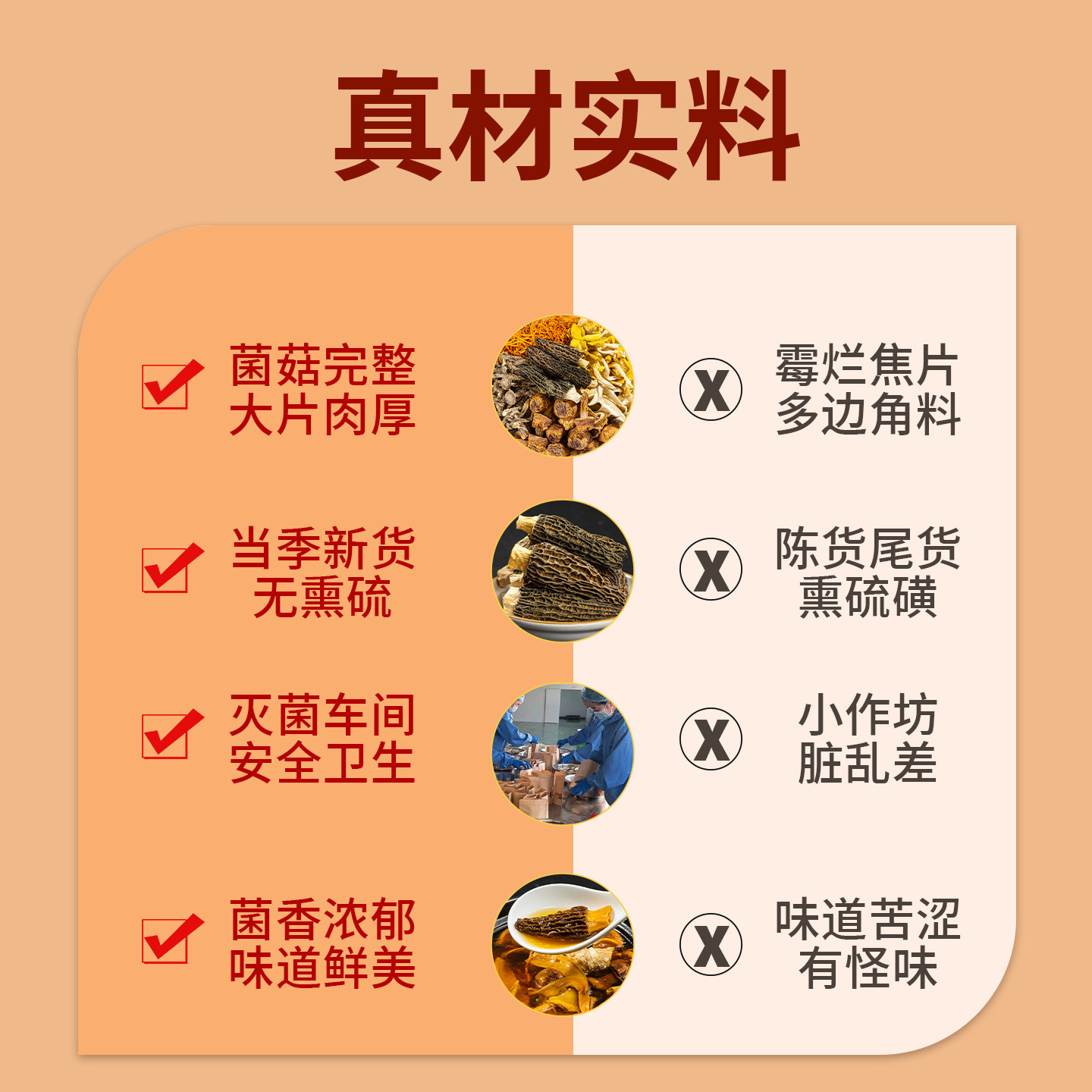 云南特产菌汤包松茸羊肚菌干货炖鸡煲汤食材七彩菌菇汤料包旗舰店