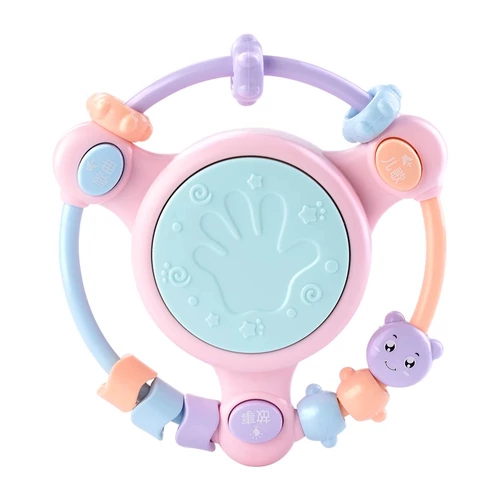 Интеллектуальная игрушка, детский барабан для новорожденных, успокаивающая детская качалка для тренировок