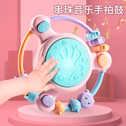 Интеллектуальная игрушка, детский барабан для новорожденных, успокаивающая детская качалка для тренировок